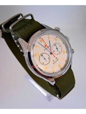 1960's Zuan 21 Men's Re-issue Pilot Aviation Military Watch